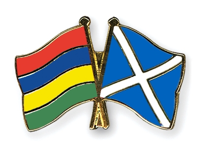 Fahnen Pins Mauritius Schottland
