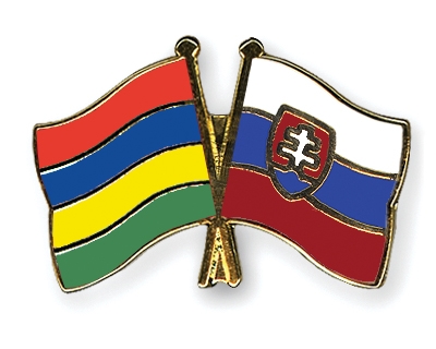 Fahnen Pins Mauritius Slowakei