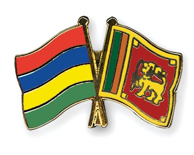 Fahnen Pins Mauritius Sri-Lanka