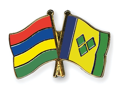 Fahnen Pins Mauritius St-Vincent-und-die-Grenadinen