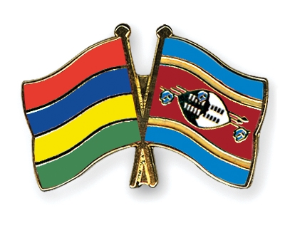 Fahnen Pins Mauritius Swasiland