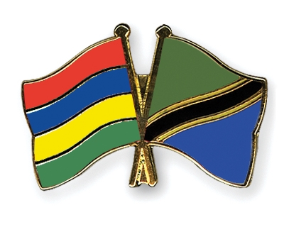 Fahnen Pins Mauritius Tansania