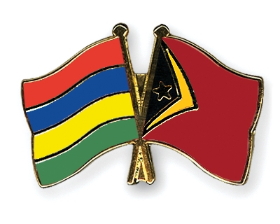 Fahnen Pins Mauritius Timor-Leste