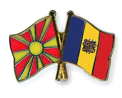 Fahnen Pins Mazedonien Andorra