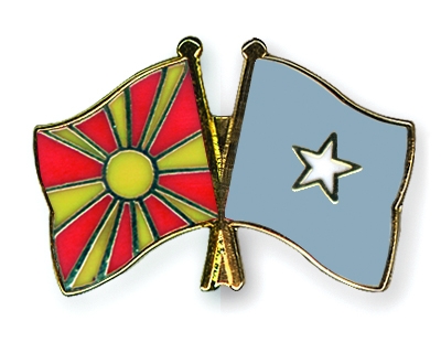 Fahnen Pins Mazedonien Somalia