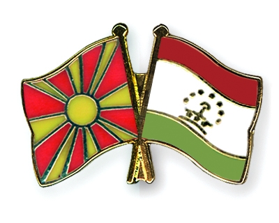 Fahnen Pins Mazedonien Tadschikistan