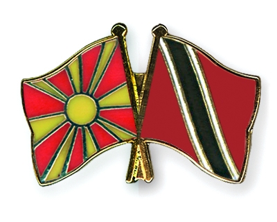 Fahnen Pins Mazedonien Trinidad-und-Tobago