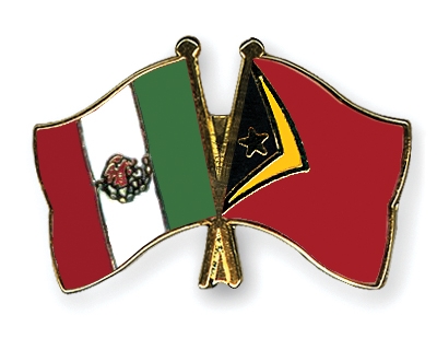 Fahnen Pins Mexiko Timor-Leste