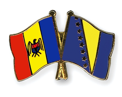 Fahnen Pins Moldau Bosnien-und-Herzegowina