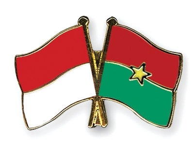 Fahnen Pins Monaco Burkina-Faso