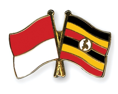 Fahnen Pins Monaco Uganda