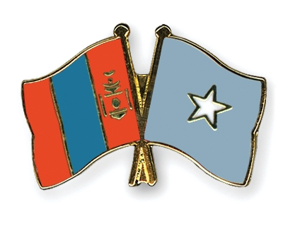 Fahnen Pins Mongolei Somalia