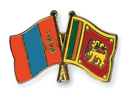 Fahnen Pins Mongolei Sri-Lanka