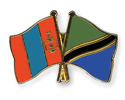Fahnen Pins Mongolei Tansania