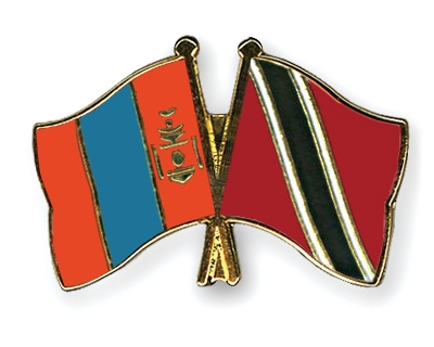 Fahnen Pins Mongolei Trinidad-und-Tobago