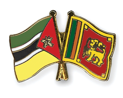 Fahnen Pins Mosambik Sri-Lanka