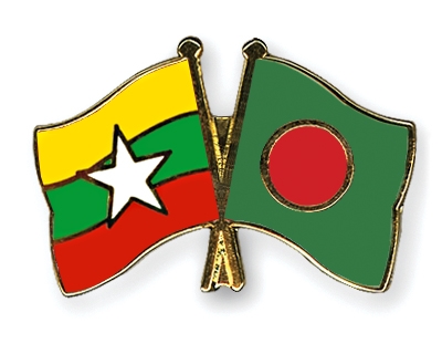 Fahnen Pins Myanmar Bangladesch