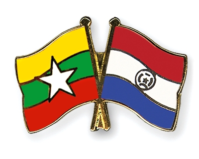 Fahnen Pins Myanmar Paraguay