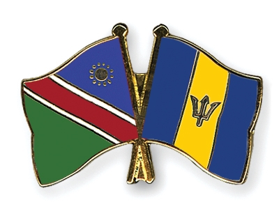 Fahnen Pins Namibia Barbados