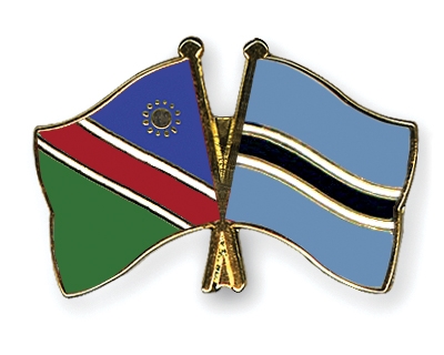 Fahnen Pins Namibia Botsuana