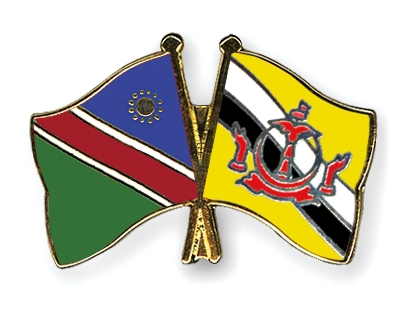 Fahnen Pins Namibia Brunei-Darussalam