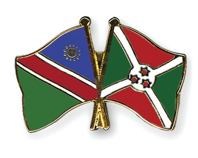 Fahnen Pins Namibia Burundi
