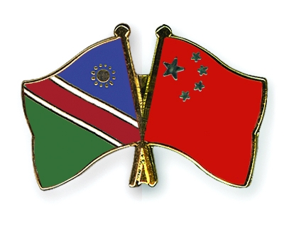 Fahnen Pins Namibia China