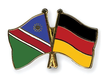Fahnen Pins Namibia Deutschland