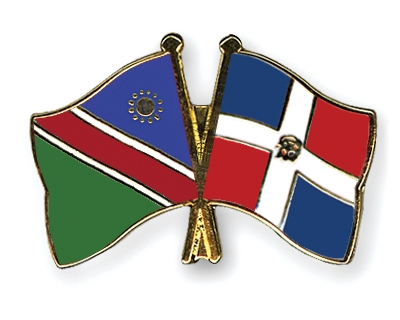 Fahnen Pins Namibia Dominikanische-Republik