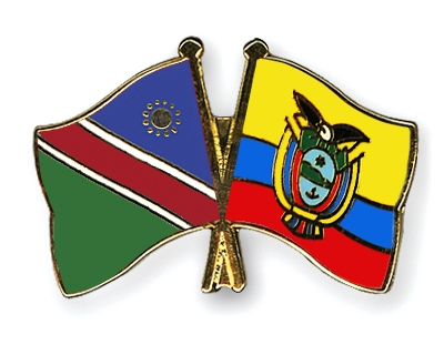 Fahnen Pins Namibia Ecuador