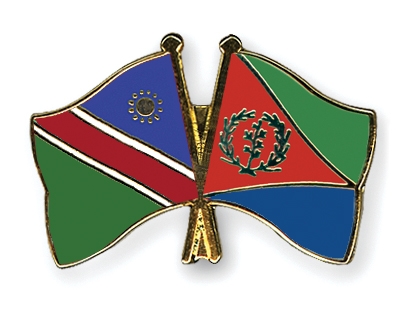 Fahnen Pins Namibia Eritrea