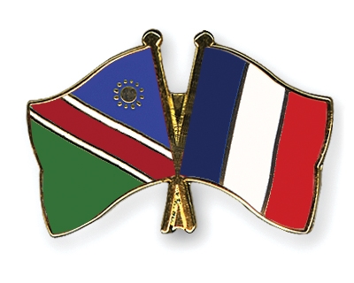 Fahnen Pins Namibia Frankreich