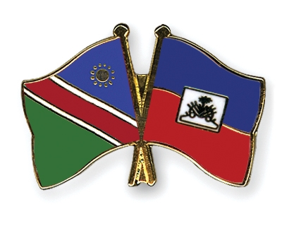 Fahnen Pins Namibia Haiti