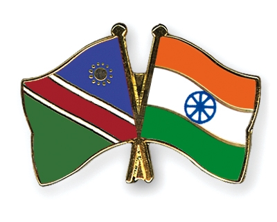 Fahnen Pins Namibia Indien