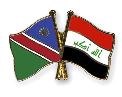 Fahnen Pins Namibia Irak