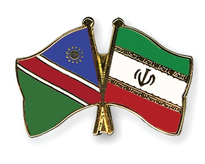 Fahnen Pins Namibia Iran