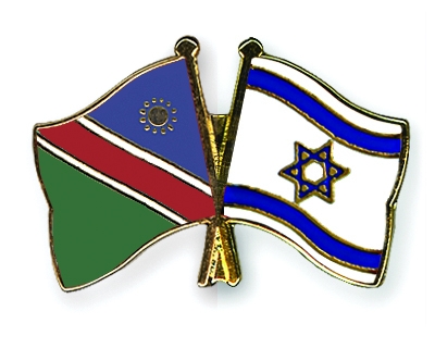 Fahnen Pins Namibia Israel