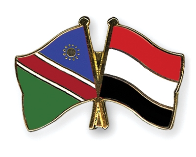 Fahnen Pins Namibia Jemen