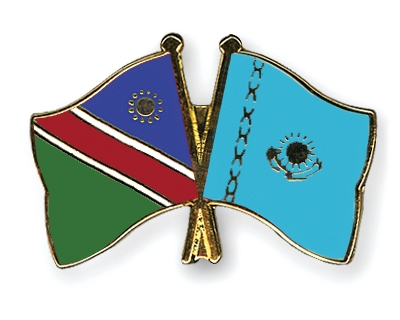 Fahnen Pins Namibia Kasachstan