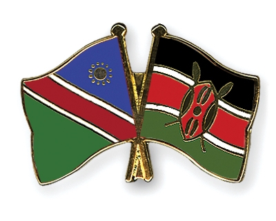 Fahnen Pins Namibia Kenia