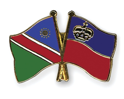 Fahnen Pins Namibia Liechtenstein