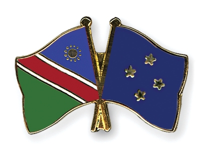 Fahnen Pins Namibia Mikronesien