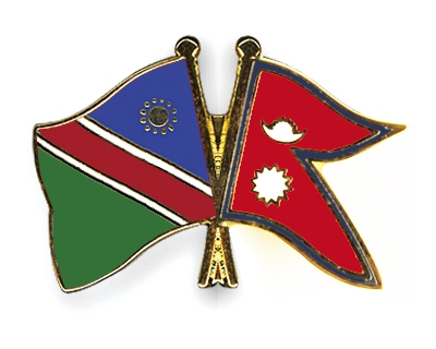 Fahnen Pins Namibia Nepal