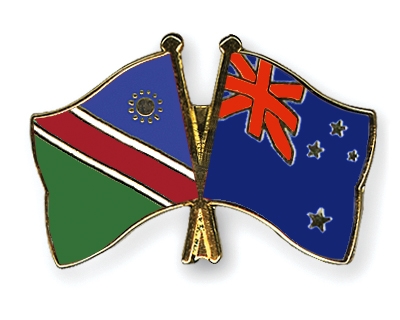Fahnen Pins Namibia Neuseeland
