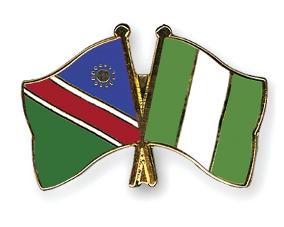 Fahnen Pins Namibia Nigeria
