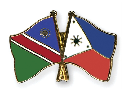 Fahnen Pins Namibia Philippinen