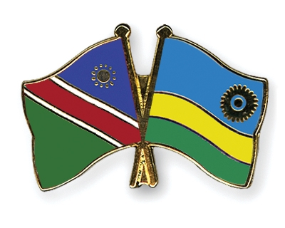 Fahnen Pins Namibia Ruanda