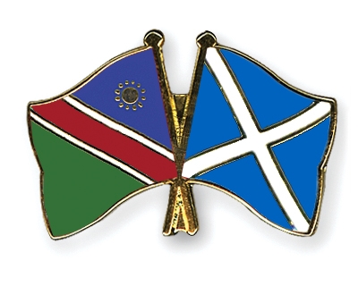 Fahnen Pins Namibia Schottland