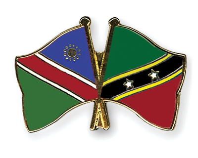 Fahnen Pins Namibia St-Kitts-und-Nevis