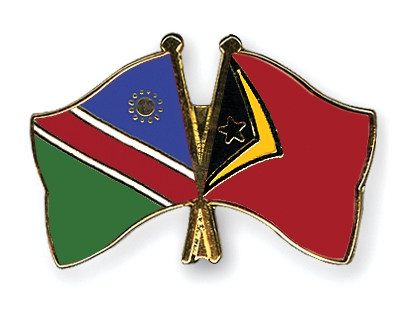 Fahnen Pins Namibia Timor-Leste